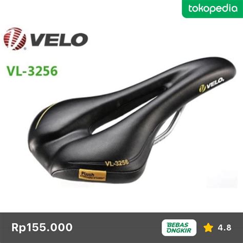 Sadel Sepeda VELO 3256 GEL Lubang Untuk Sepeda Mtb Seli Road Bike VE