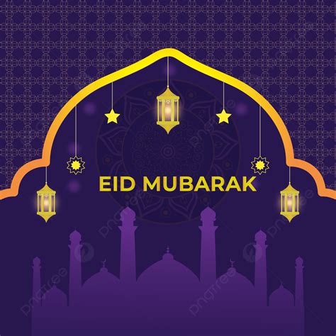 Vector De Diseño Eid Mubarak Fondos Alá Arábica Antecedentes Imagen