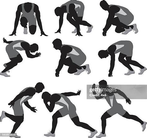 11 Athletes Kneeling High Res Illustrations Getty Images