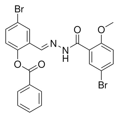 4 BROMO 2 2 5 BROMO 2 METHOXYBENZOYL CARBOHYDRAZONOYL PHENYL BENZOATE