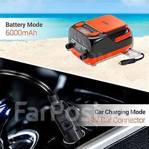 Аккумуляторный насос для лодок и сапов двухступенчатый Stermay HT-790 ...