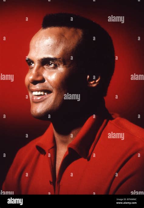 Harry Belafonte Us Singer About 1970 Stock Photo Alamy