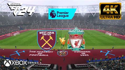 EA FC 24 West Ham Vs Liverpool Premier League 23 24 NextGen 4K