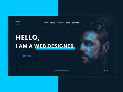 Web Designer Website Concept By Riccardo Borchi On Dribbble