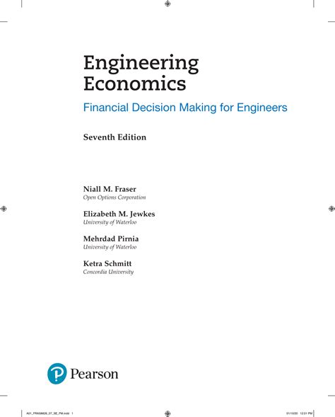 Engineering Economics Financial Decision Making For Engineers Docslib