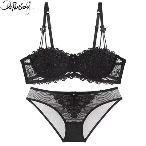 Buy Deruilady Elegant Lace Bra Set Underwire Ultra