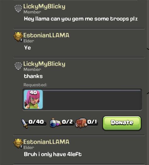 Humor Saw This In My Clan Chat 😂 Rclashofclans