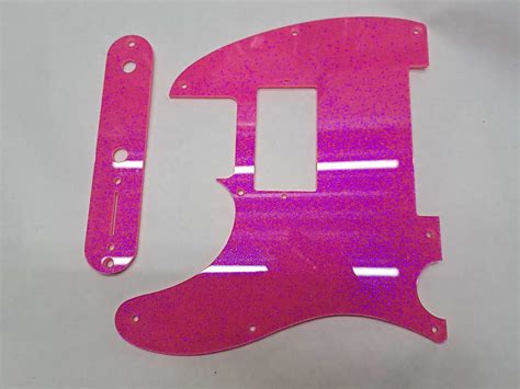 Lefty Left Handed Hot Pink Glitter Humbucking Pickguard Reverb