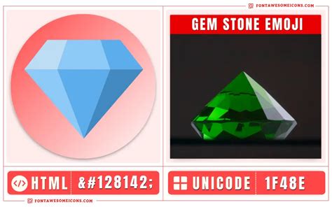 Gem Stone Emoji Copy Paste, Meaning | Unicode