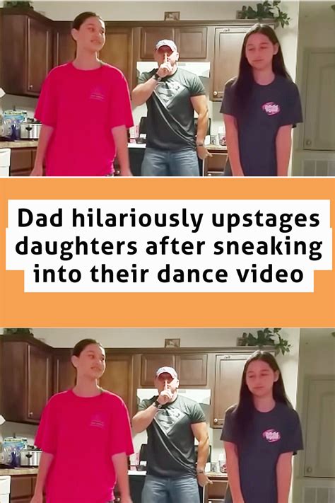 Dad Hilariously Upstages Daughters After Sneaking Into Their Dance