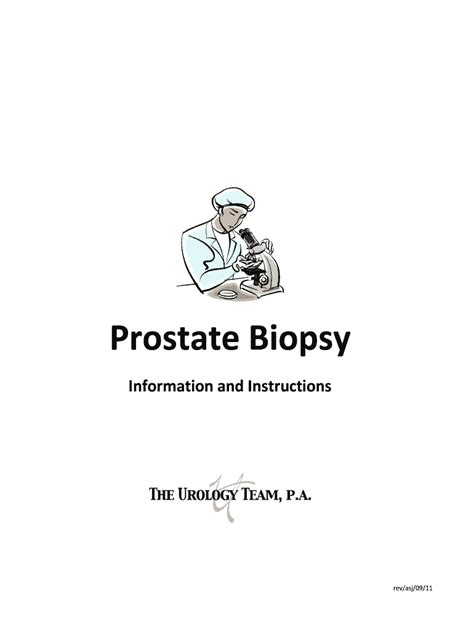 Fillable Online Prostate Biopsy Urology Team Fax Email Print Pdffiller