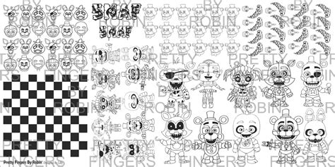 62 Fnaf Checker Board Pretty Fingers By Robin