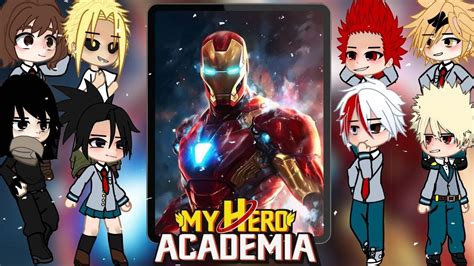 Class 1A React To Deku As Iron Man AU BNHA MHA GCRV YouTube