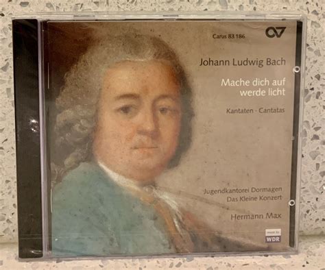 Johann Ludwig Bach Mache Dich Auf Werde Licht Cd Carus Cantatas