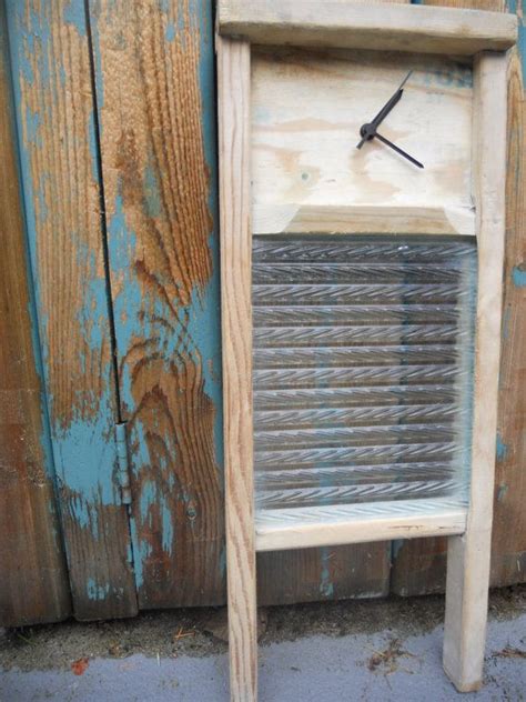 Antique Washboard Clockyup Gonna Make This Using My Papaws