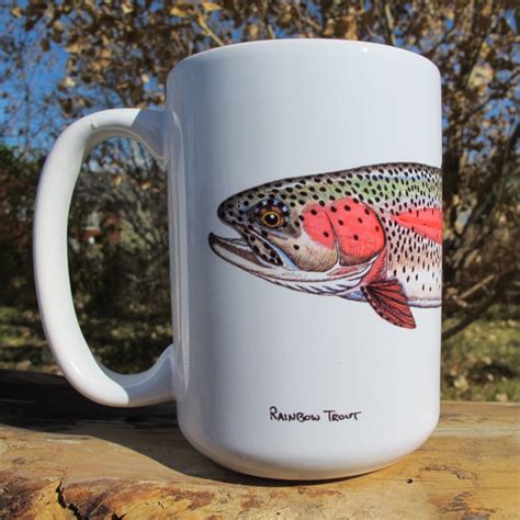 Rainbow Trout Coffee Mug Jeff Currier Jeff Currier