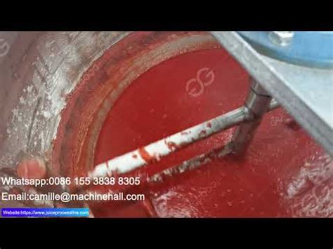 Tomato Sauce Making Machine Ketchup Manufacturing Process Sezmak Process