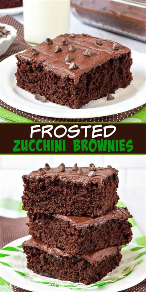 Frosted Zucchini Brownies Recipe Inside Brucrew Life Easy Gluten