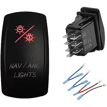 Amazon ESUPPORT Car Truck Boat Motor 12V 20A Light Push Button