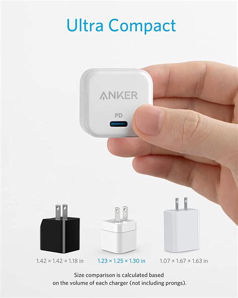 Anker Powerport Iii W Cube Charger With Usb C To Lightning Cable