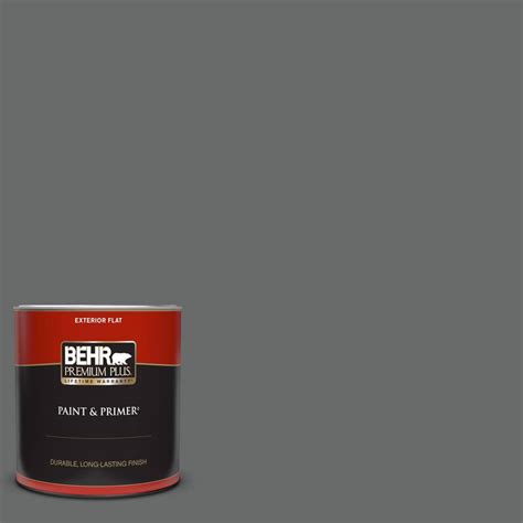 BEHR PREMIUM PLUS 1 Qt PPU26 02 Imperial Gray Flat Exterior Paint