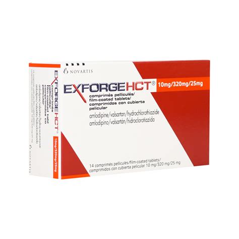 EXFORGE HCT 10MG 320MG 25MG X 14 COMP Farmacia La Buena