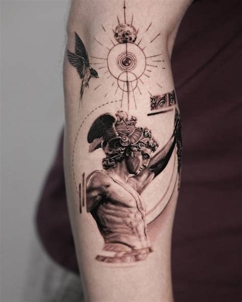 Perseus With The Head Of Medusa Tattoo Located On The