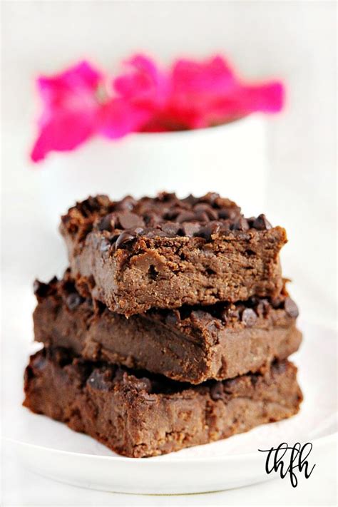 Gluten Free Vegan Flourless Chickpea Brownie Fudge Recipe Healthy