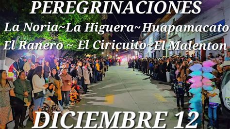 Fiestas Churintzio Peregrinaciones Dia Diciembre Youtube