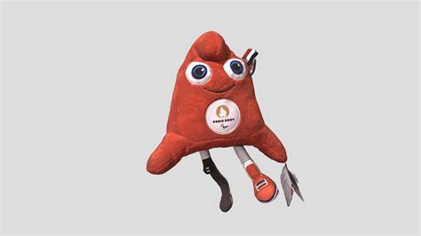 Phryge Mascot Paris 2024 Paralympics 3d Model By Npht C243430