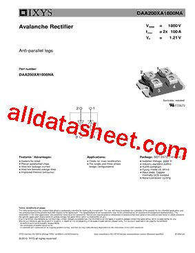 Daa Xa Na Datasheet Pdf Ixys Corporation