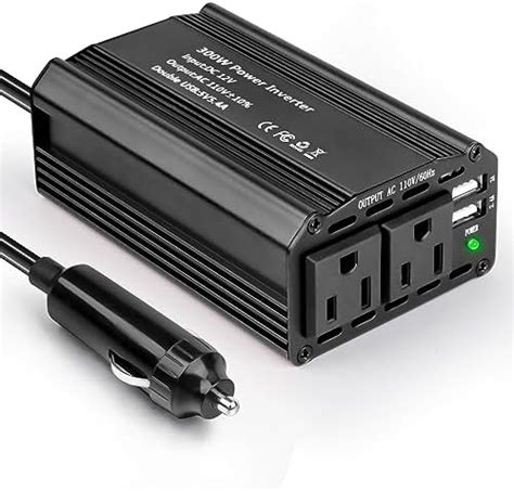 Inversor de Corriente 3000W Convertidor automático Adaptador de Coche