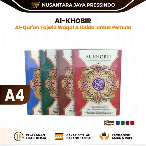 Jual Al Quran Al Khobir A Tanda Tanafus Alquran Transliterasi