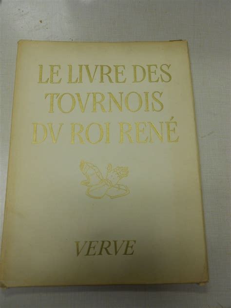 Verve No Le Livres Des Tournois Du Roi Rene Ebay