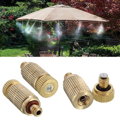 316 Inch Garden Irrigation Brass Misting Spray Nozzle Cooling