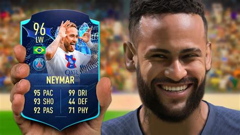 96 TOTS Moments Neymar Is BROKEN Player Review YouTube