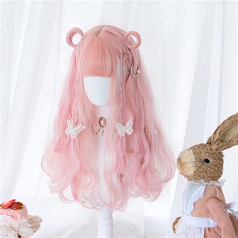 Kawaii Wigs Wig Harajuku Kawaii Cute Haircut Ideas Medium Black