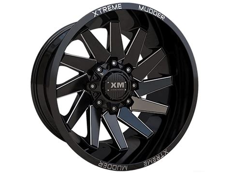 Xm Offroad Milled Gloss Black Xm 344 Wheels Rugged Ridge