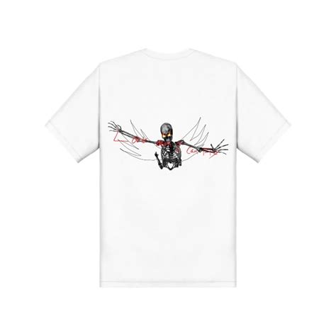 Travis Scott Look Mom I Can Fly Tee White Ofour