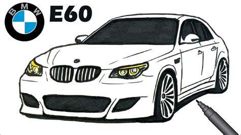 Easy Drawing Bmw E I Kolay Bmw E Izimi I Bmw Nas L Izilir Youtube