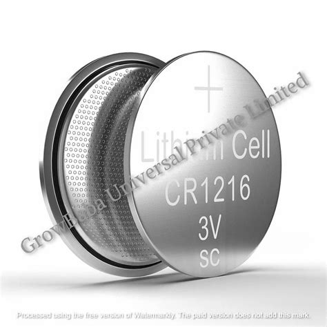 Maxell 210 Mah Lithium Button Cell Operating Temperature 40 Degreec