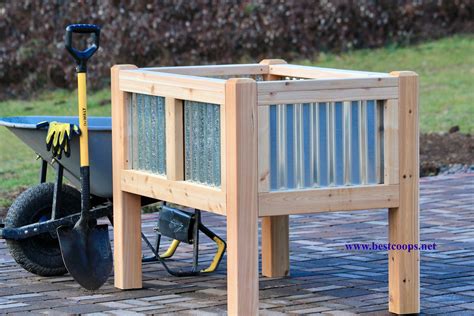 Cedar/steel Raised Garden Bed Plan - Etsy