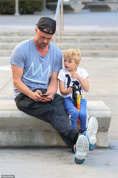 Josh Duhamel Enjoys Some Father Son Bonding Time With Axl At A