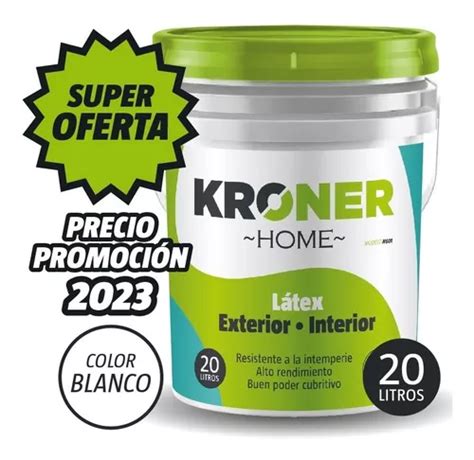 Pintura L Tex Antihongo Interior Exterior Kroner Oferta L