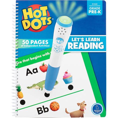Hot Dots Lets Learn Pre K Reading Sharper Production Line