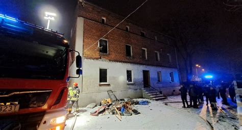 Pożar budynku wielorodzinnego pod Toruniem Ogień wyrządził spore straty