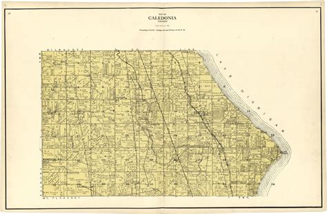 Map Of Caledonia Township Library Of Congress