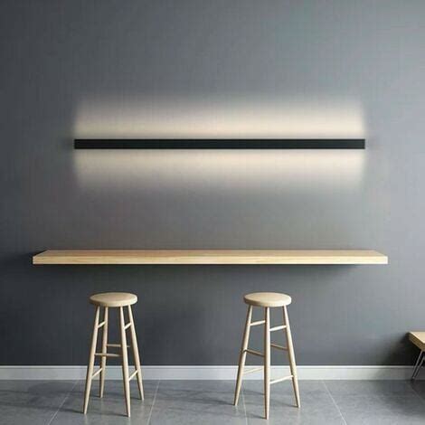 Applique Murale Lin Aire Led Int Gr E W Cm Ip Noir