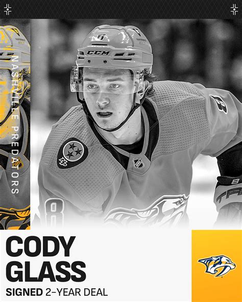 Nhl On Twitter Cody Glass Is Staying In Nashville 🤠 Watch Live