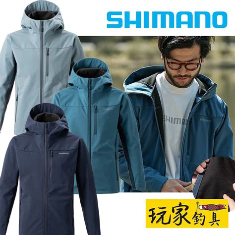 ｜玩家釣具｜shimano Wj 031w 內刷絨 連帽軟殼外套 保暖防風外套 蝦皮購物